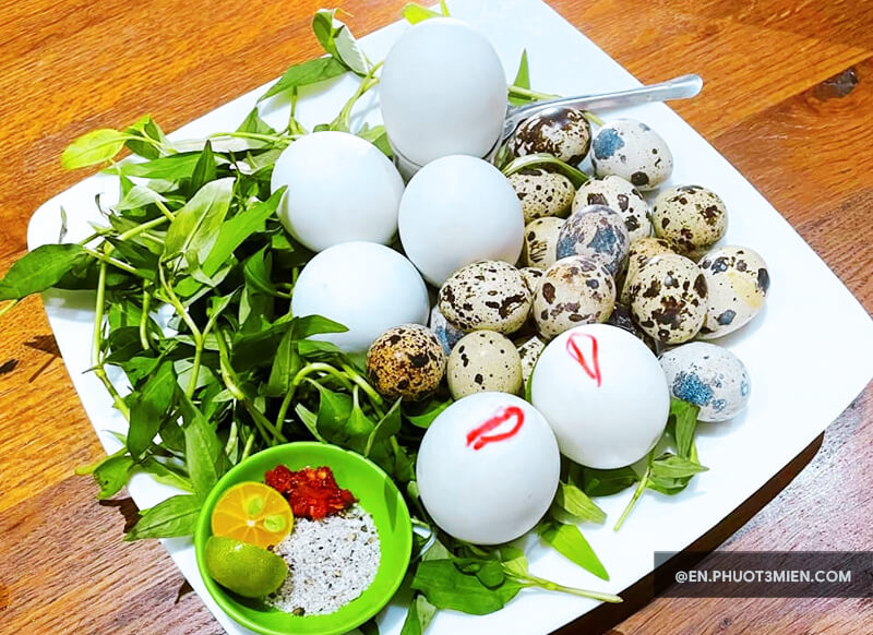Eating Fetal Duck Egg in Ho Chi Minh City (Balut)