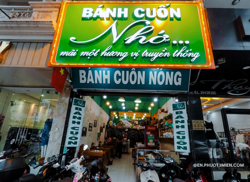 A top Banh Cuon restaurant
