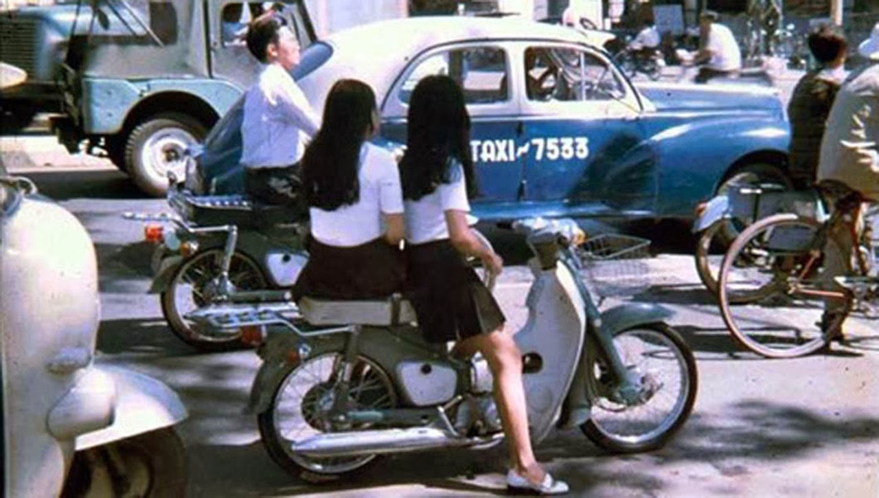A street of Saigon in 1970 