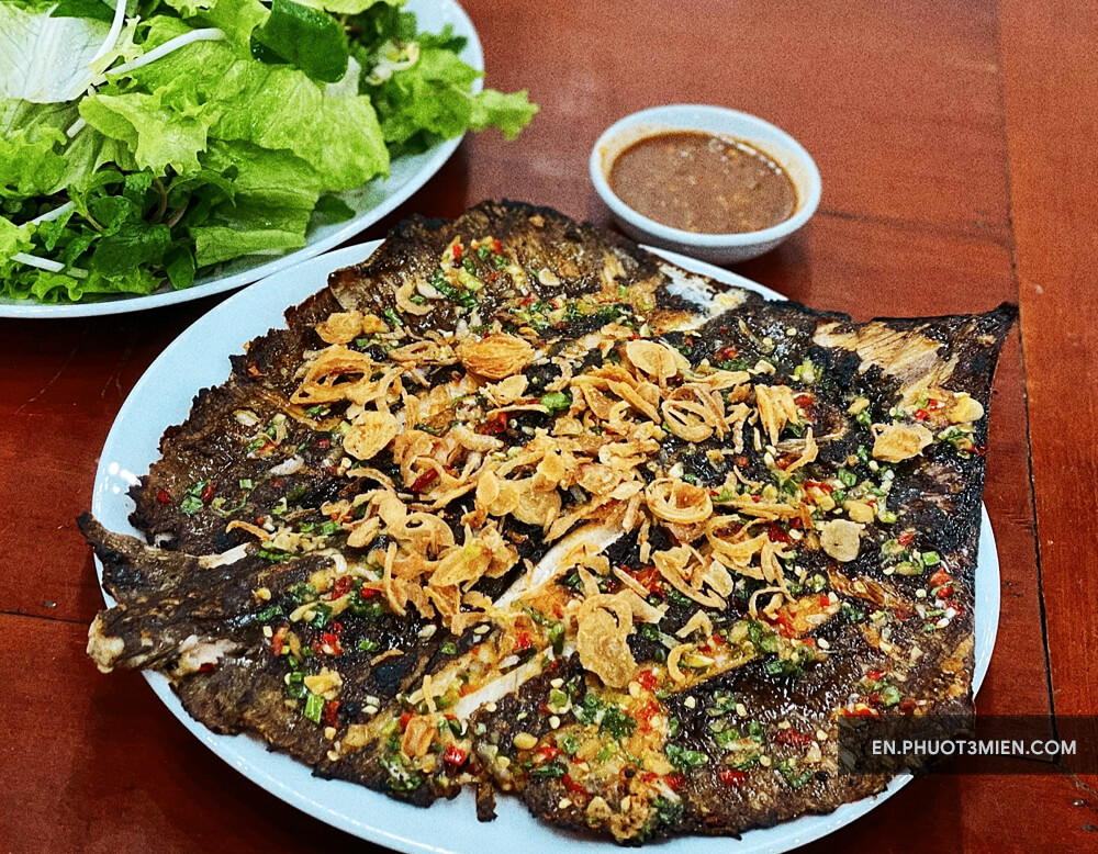 Grilled stingray - Seafood in da nang